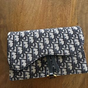 Dior saddle pouch with removable chain- price as listed or best offer